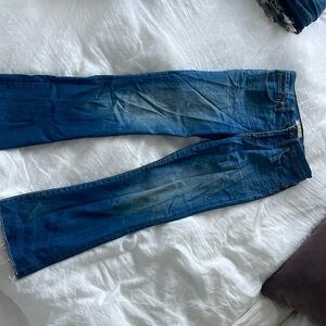 Blue wash stretchy madewell jeans